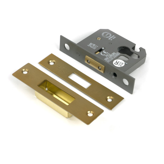 Satin Brass Euro Profile Dead Lock