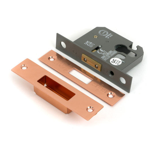 Polished Bronze Euro Profile Dead Lock