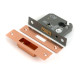 Polished Bronze Euro Profile Dead Lock
