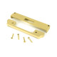 Polished Brass 1/2" Rebate Kit for Euro Dead Lock