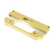 Polished Brass 1/2" Rebate Kit for Euro Dead Lock
