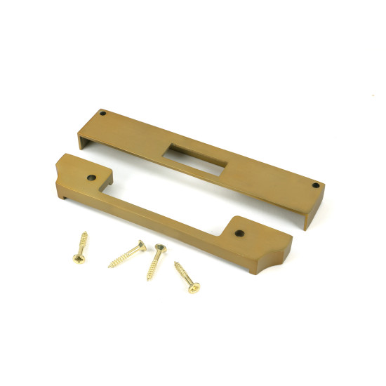 Satin Brass 1/2" Rebate Kit for Euro Dead Lock