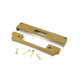 Satin Brass 1/2" Rebate Kit for Euro Dead Lock