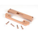Polished Bronze 1/2" Rebate Kit for Euro Dead Lock