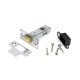 Polished Chrome Tubular Mortice Latch
