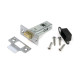 Satin Chrome Tubular Mortice Latch