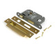 Satin Brass Heavy Duty Bathroom Mortice Lock