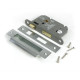 Satin Chrome Heavy Duty Bathroom Mortice Lock