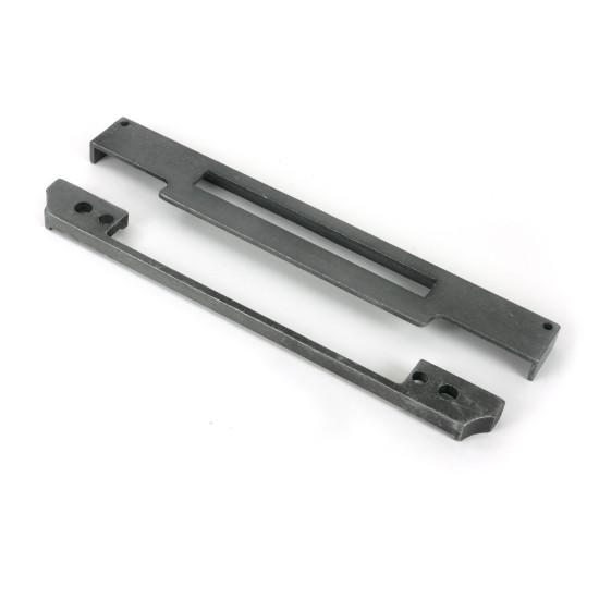 Pewter 1/2" Rebate Kit for Euro Din Sash Lock