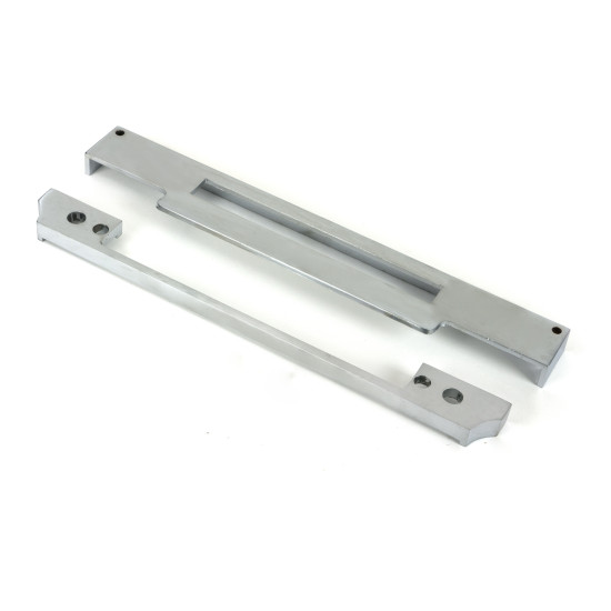 Satin Chrome 1/2" Rebate Kit for Euro Din Sash Lock