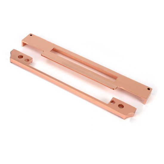 Polished Bronze 1/2" Rebate Kit for Euro Din Sash Lock