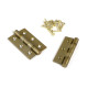 Satin Brass Ball Bearing Butt Hinge (Pair) ss