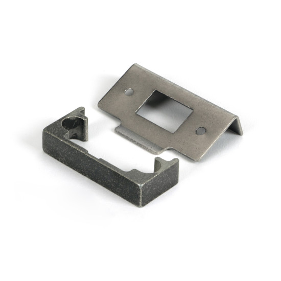 Pewter 1/2" Rebate Kit for Tubular Mortice Latch