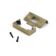 Aged Brass 1/2" Rebate Kit for Tubular Mortice Latch