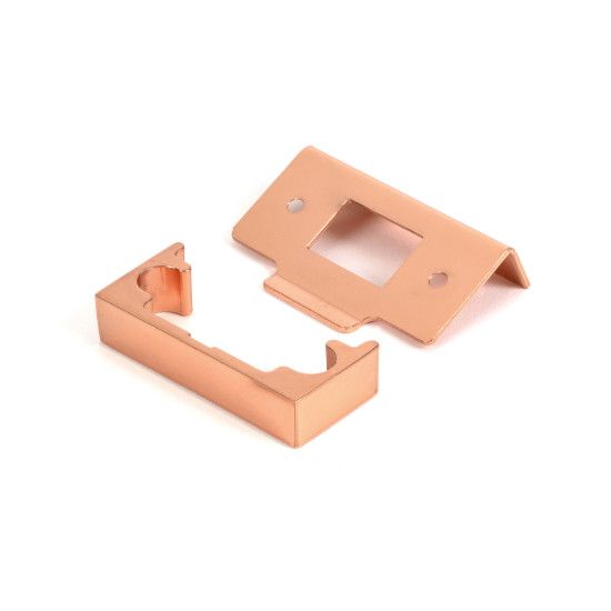 Polished Bronze 1/2" Rebate Kit for Tubular Mortice Latch