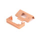 Polished Bronze 1/2" Rebate Kit for Tubular Mortice Latch