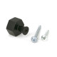 Aged Bronze Kahlo Cabinet Knob - 25mm