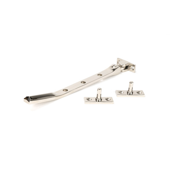Polished Nickel Art Deco Stay