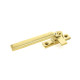 Polished Brass Locking Art Deco Fastener
