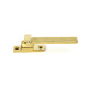 Polished Brass Locking Art Deco Fastener