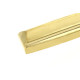 Polished Brass Locking Art Deco Fastener