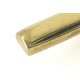 Aged Brass Locking Art Deco Fastener