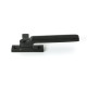 Aged Bronze Locking Art Deco Fastener - LH
