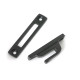 Aged Bronze Locking Art Deco Fastener - LH