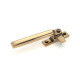 Polished Bronze Locking Art Deco Fastener - LH