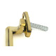 Aged Brass Art Deco Espag - LH