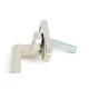 Polished Nickel Art Deco Espag - LH