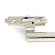 Polished Nickel Art Deco Espag - LH