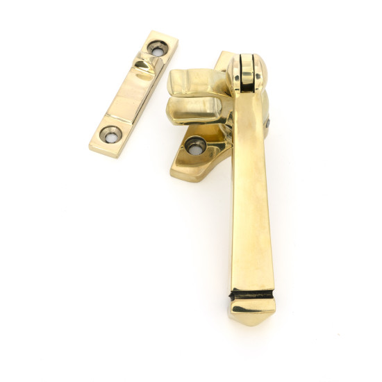 Polished Brass Night-Vent Locking Avon Fastener (Steel Window)