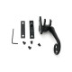 Black Night-Vent Locking Monkeytail Fastener (Steel Window)