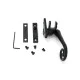 Black Night-Vent Locking Monkeytail Fastener (Steel Window)