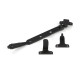 Aged Bronze Reeded Stay (Steel Window)