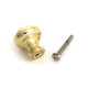 Polished Brass Regency Cabinet Knob - Small