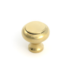 Polished Brass Regency Cabinet Knob