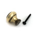 Aged Brass Regency Cabinet Knob - Small
