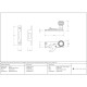 Beehive Sash Hook Fastener Satin Marine Stainless Steel