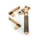 Polished Bronze Night-Vent Locking Brompton Fastener