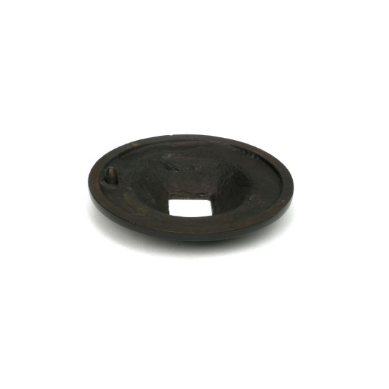 Aged Bronze Round Centre Door Knob