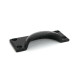 Black Hammered Art Deco Drawer Pull