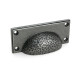 Pewter Hammered Art Deco Drawer Pull