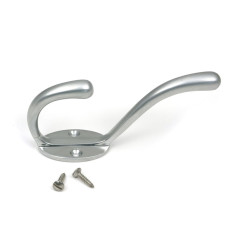 Satin Chrome Newbury Hat & Coat Hook