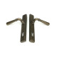 Burnished Brass Newbury Slimline Lever Espag. Lock Set