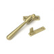 Satin Brass Night-Vent Locking Newbury Fastener