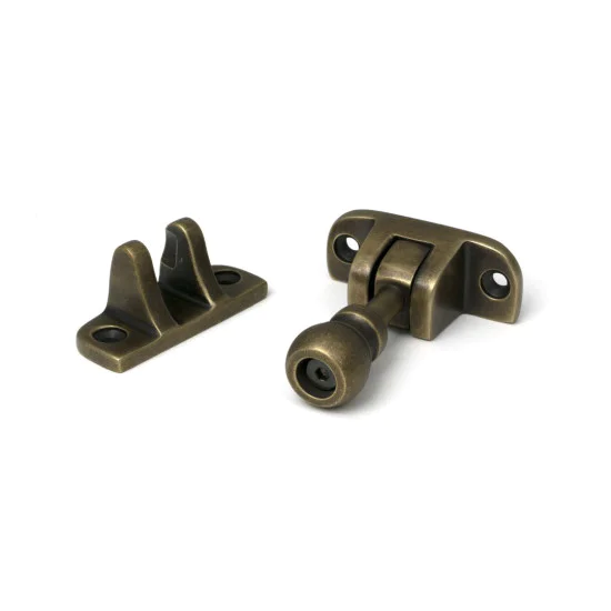 Burnished Brass Mushroom Brighton Fastener (Radiused)