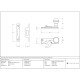 Burnished Brass Prestbury Sash Hook Fastener