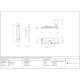 Polished Brass Sash Hook Fastener